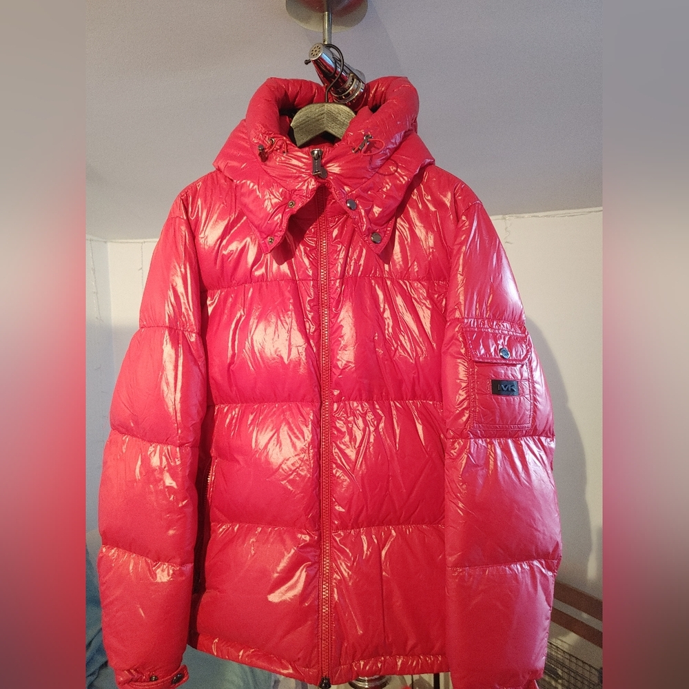 Michael Kors Red Men Puffer Jacket